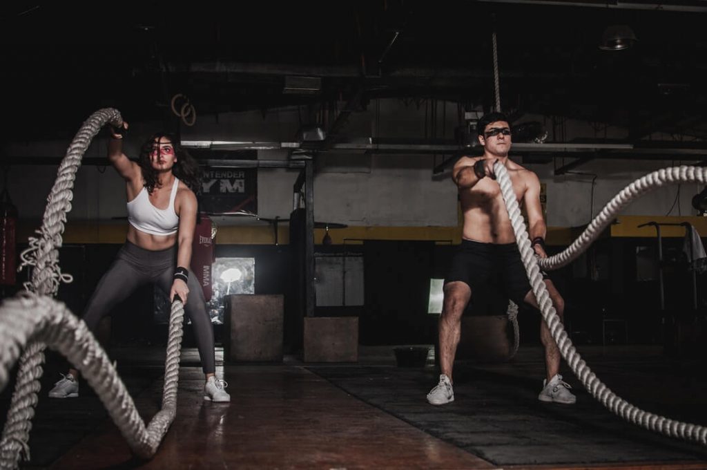 Battle Ropes Crossfit Workout